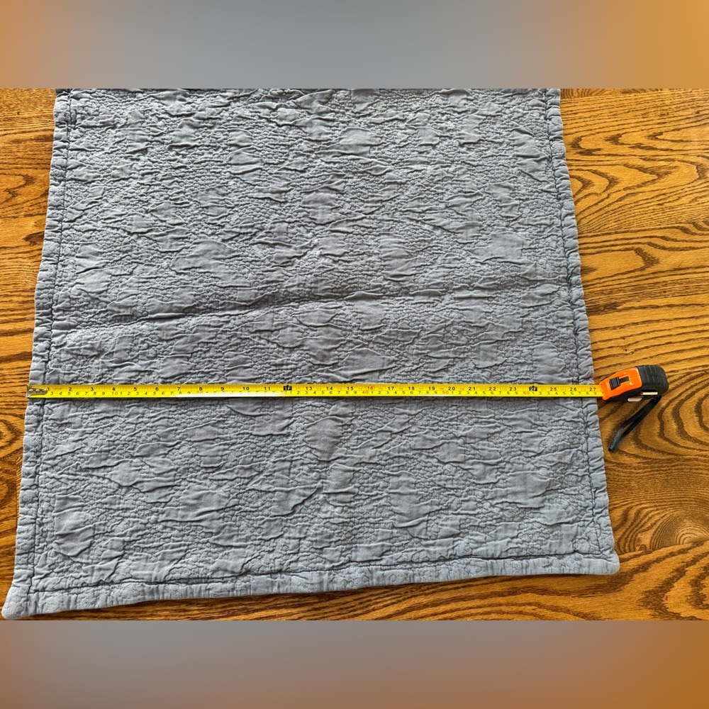 Restoration Hardware Gray Quilted Pillow Covers - 2